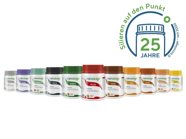 25 Jahre bonsilage Produktprogramm