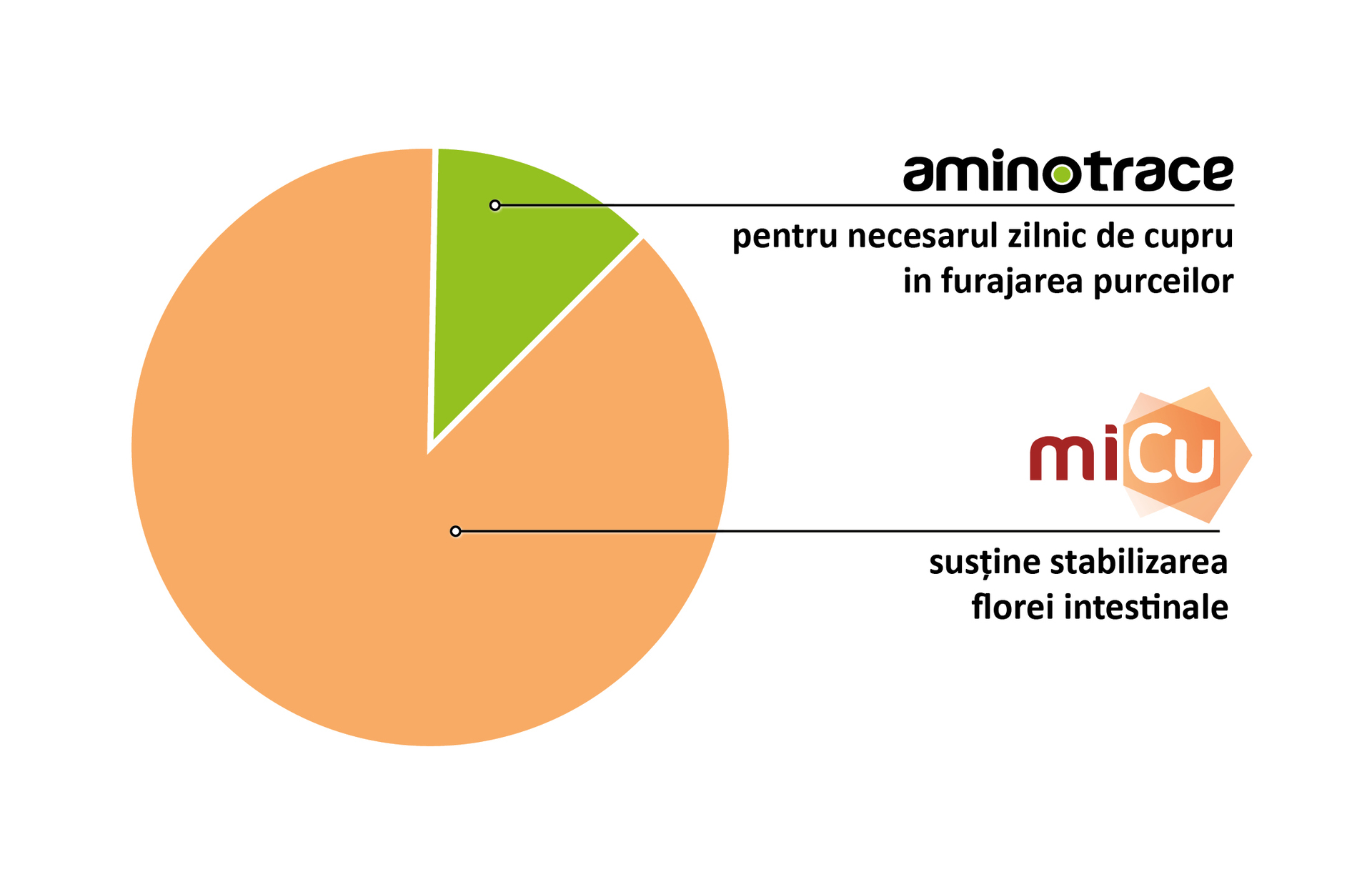 Îngrijirea optimă a purceilor prin utilizarea AMINOTRACE și MiCu în hrana pentru creștere